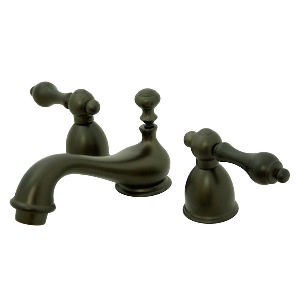 Kingston Brass Restoration Mini-Widespread Bathroom Faucet, Oil Rubbed Bronze