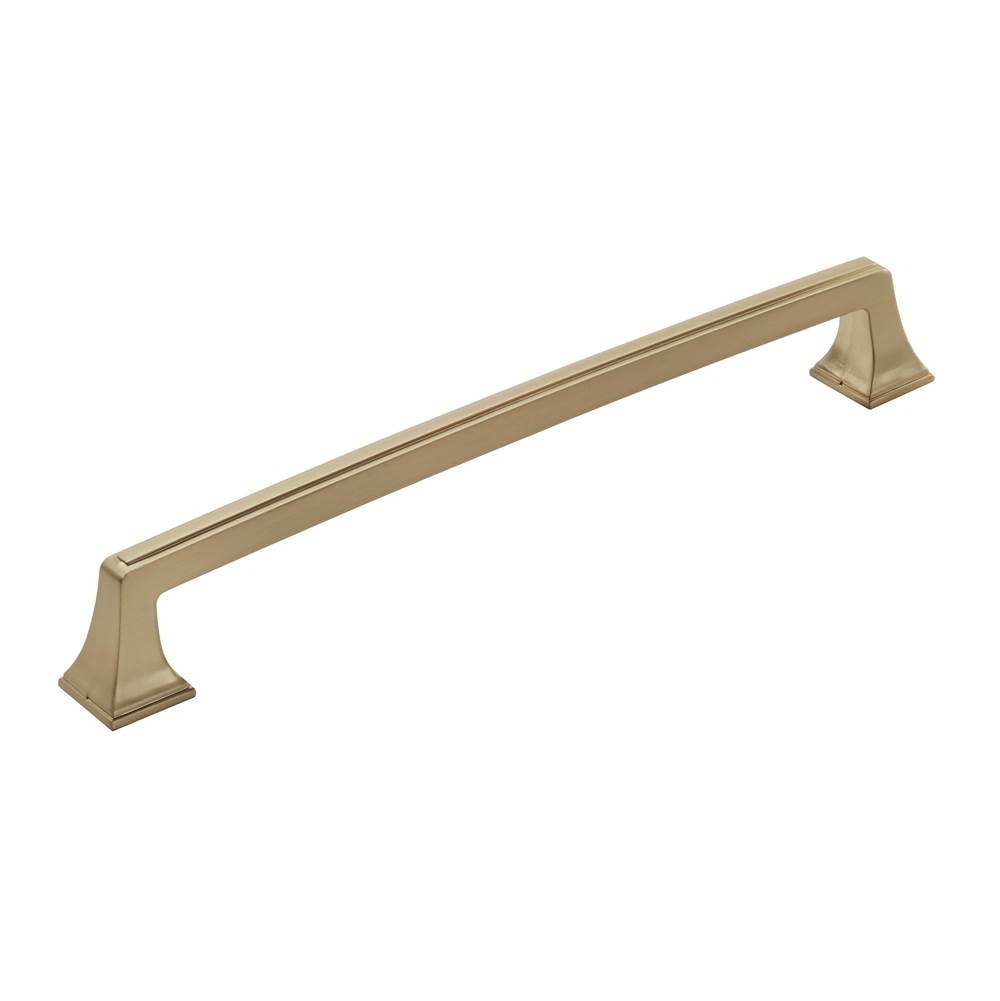 Amerock Mulholland 12 in (305 mm) Center-to-Center Golden Champagne Appliance Pull