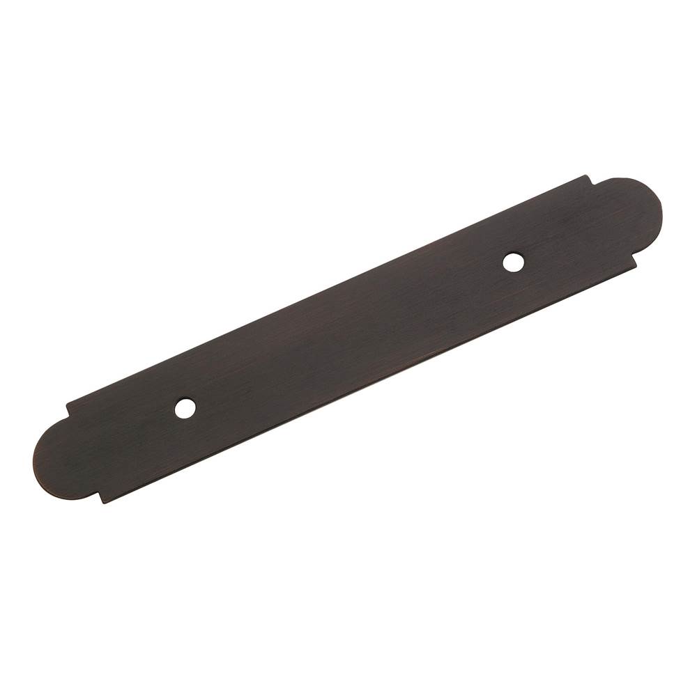 Amerock Backplates 3 in (76 mm) Center-to-Center Oil-Rubbed Bronze Cabinet Backplate