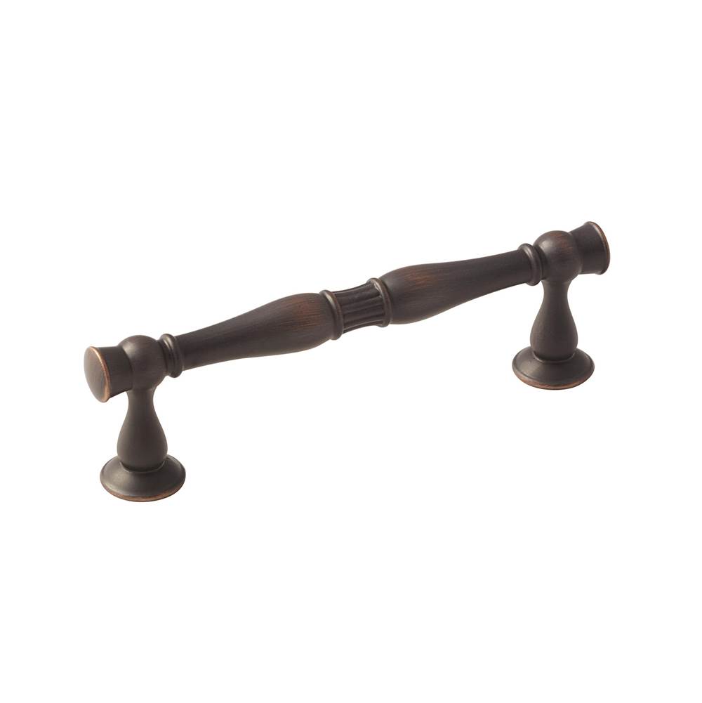 Amerock Crawford 3-3/4 in (96 mm) Center-to-Center Oil-Rubbed Bronze Cabinet Pull