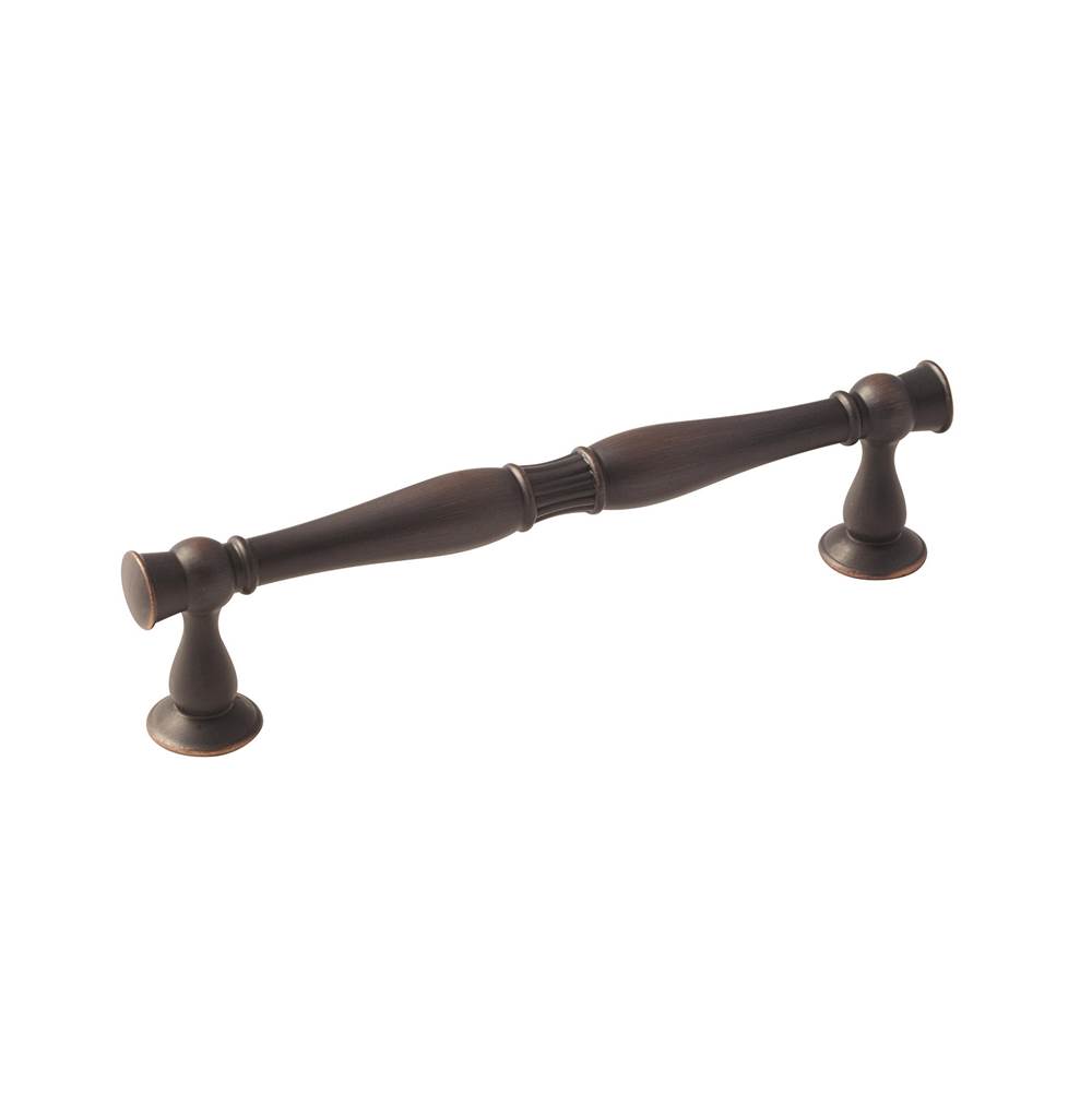 Amerock Crawford 5-1/16 in (128 mm) Center-to-Center Oil-Rubbed Bronze Cabinet Pull
