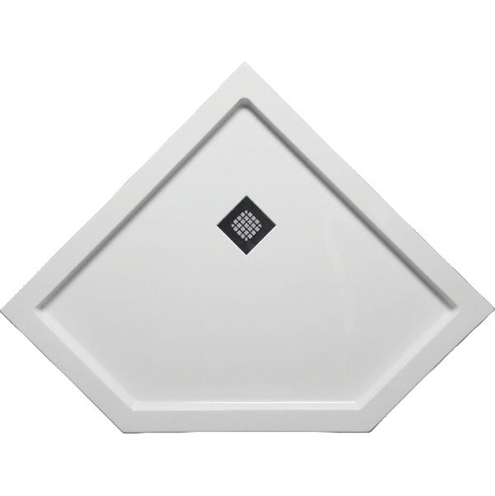 Americh 36'' x 36'' - Neo Angle DS Base w/Square Drain - White
