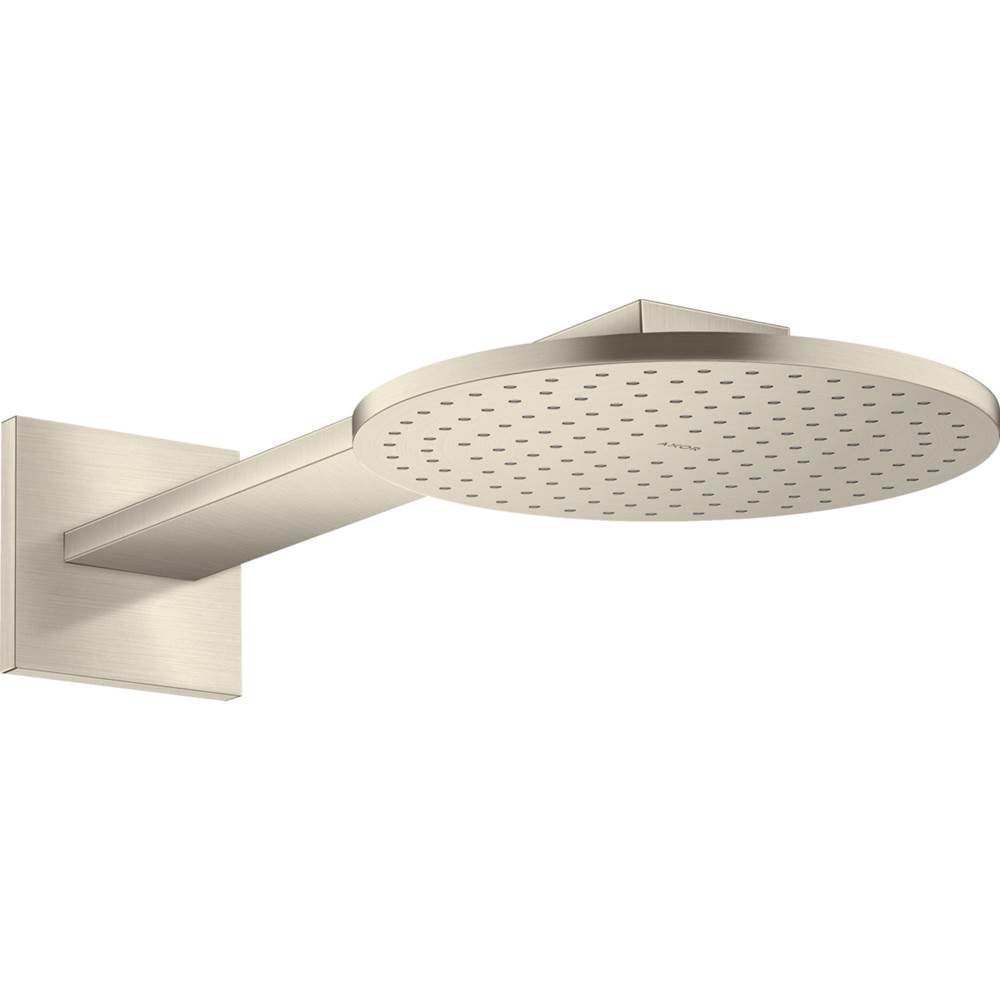 Axor ShowerSolutions Showerhead 250 2- Jet with Showerarm Trim, 1.75 GPM in Brushed Nickel