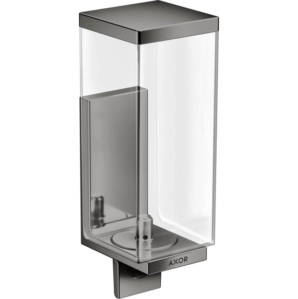 Axor Universal Rectangular Soap Dispenser in Polished Black Chrome