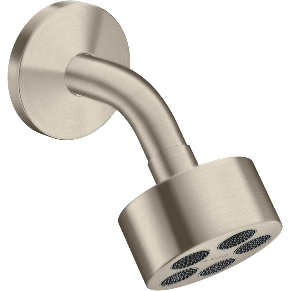 Axor ONE Showerhead 75 1-Jet, 1.5 GPM in Brushed Nickel