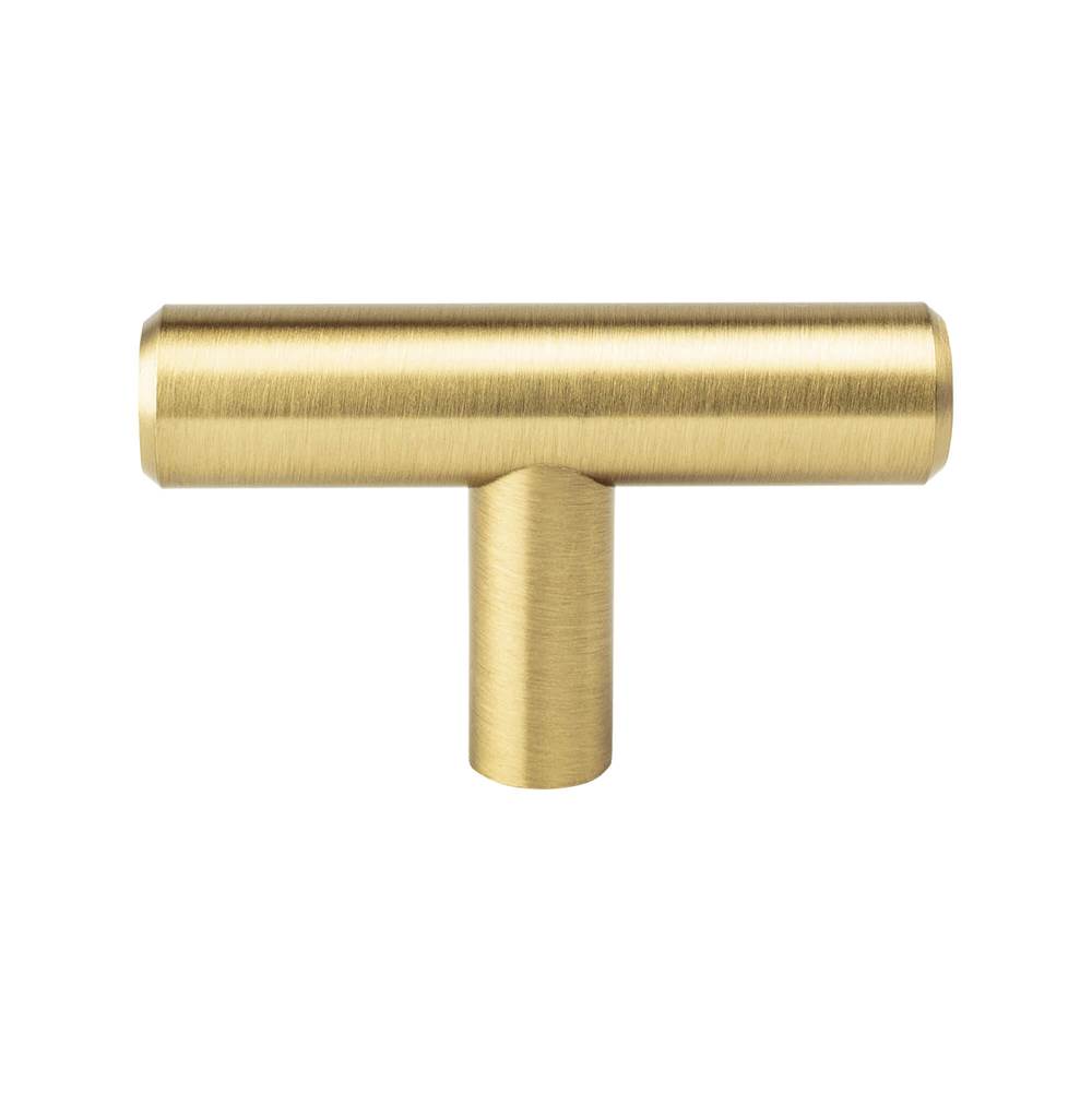 Berenson Tempo Modern Brushed Gold Knob
