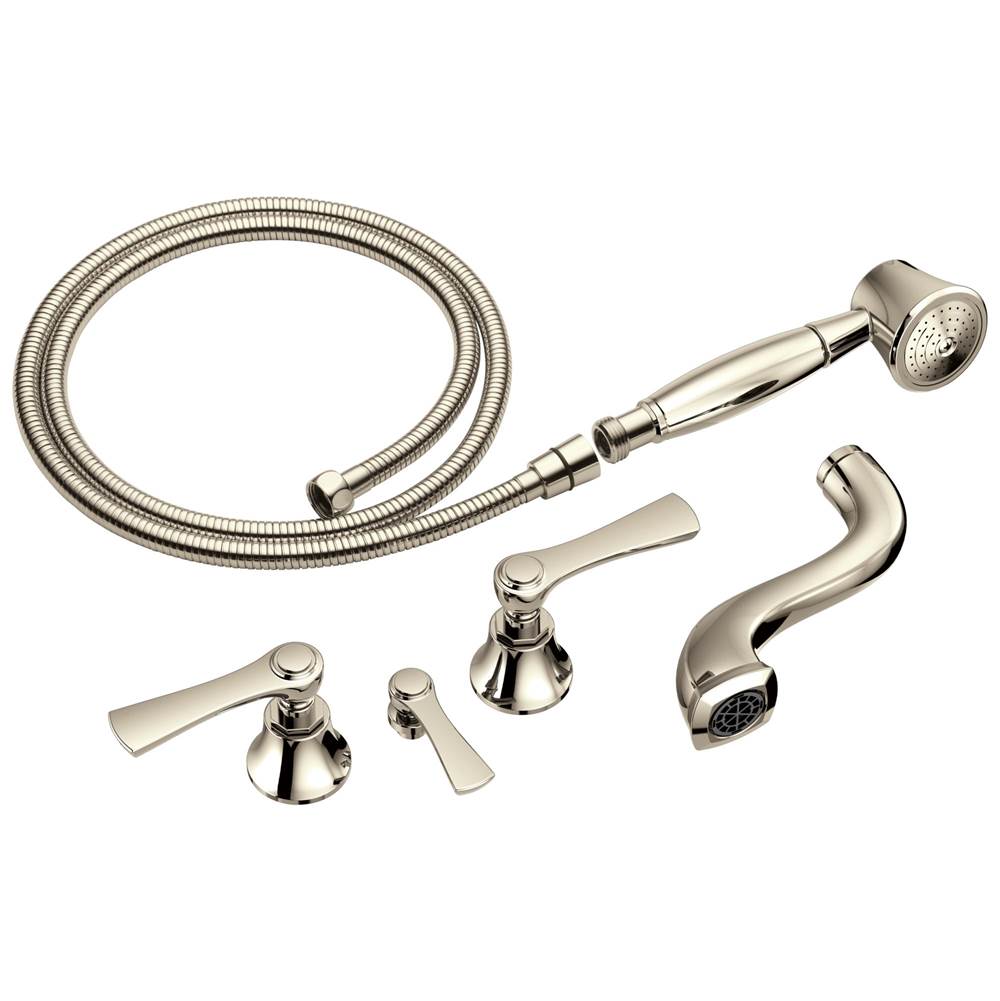 Brizo Rook® Two-Handle Tub Filler Trim Kit with Lever Handles