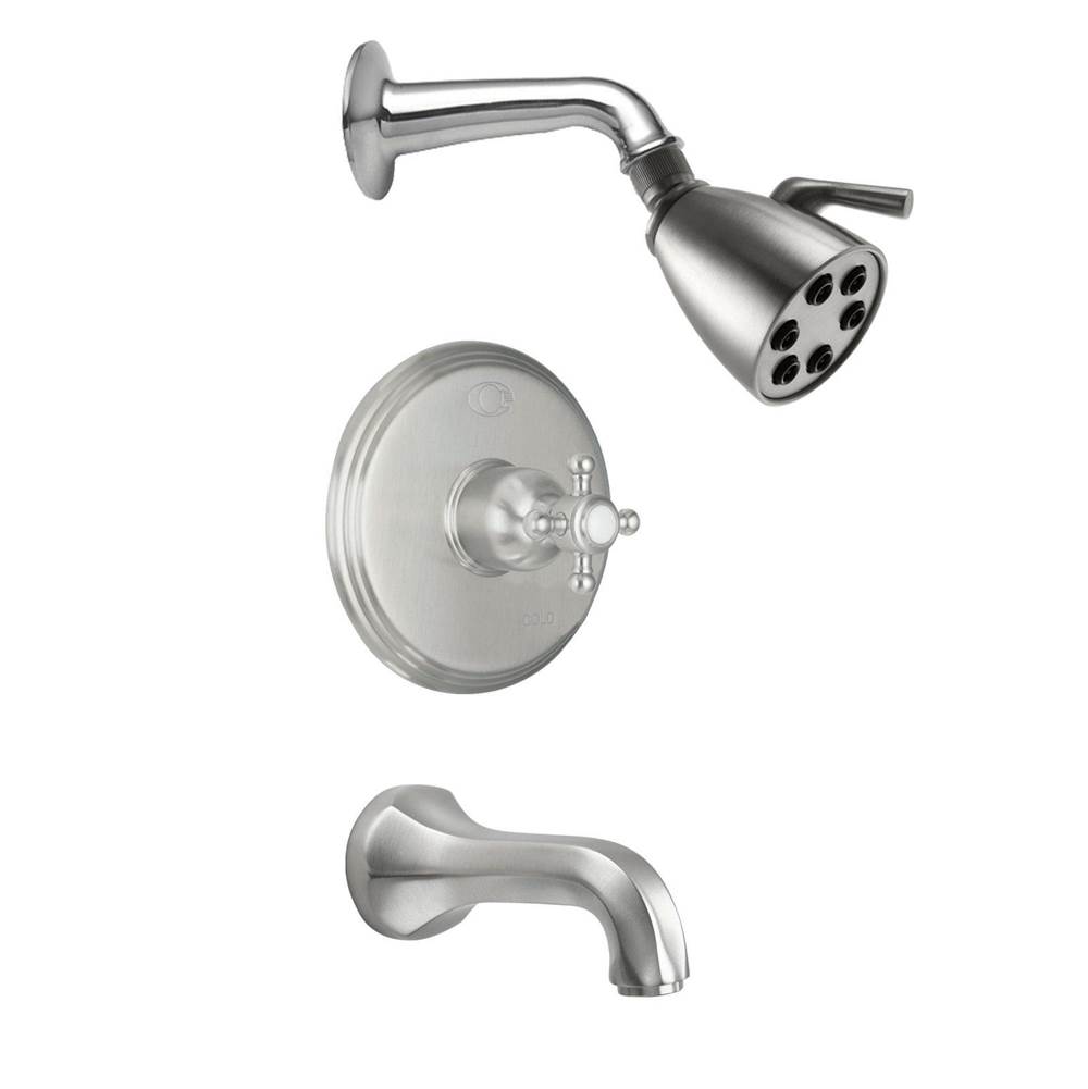 California Faucets Monterey Pressure Balance Shower System with Single Showerhead and Tub Spout
