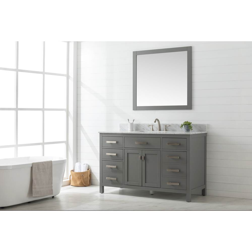 Design Element Valentino 54'' Single Sink Vanity - Gray