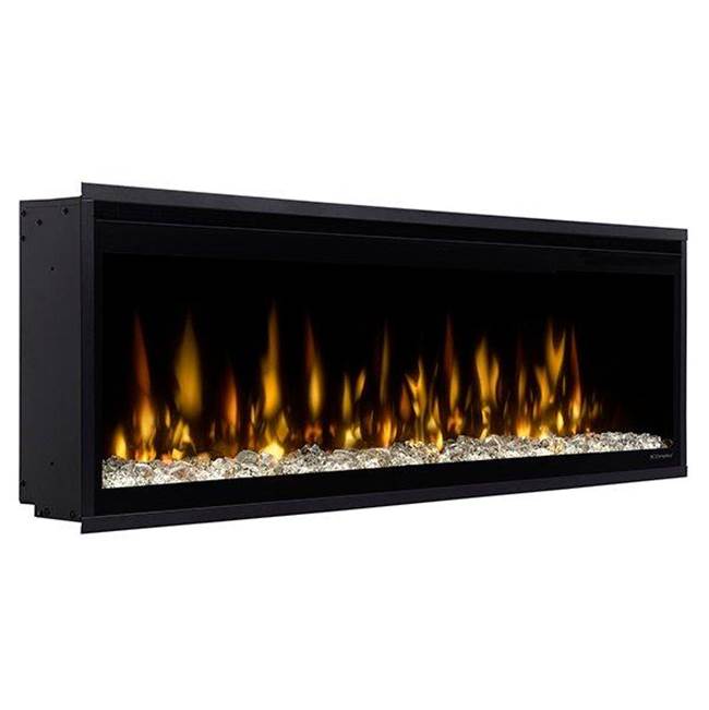 Dimplex Ignite Evolve 50'' Built-In Linear Electric Fireplace- Includes Frosted Tumbled Glass And Lifelike Driftwood