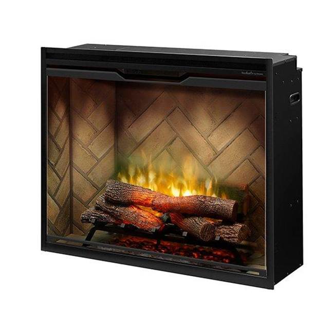 Dimplex Revillusion®  36'' Portrait Built-In Fireboxherringbone, With Glass Pane And Plug Kit Included