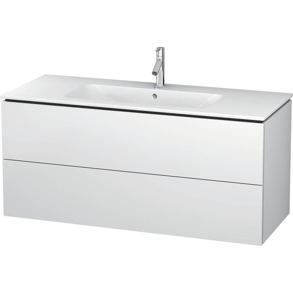 Duravit L-Cube Two Drawer Wall-Mount Vanity Unit White