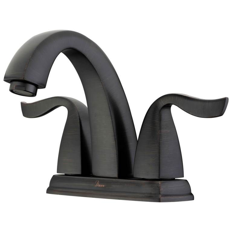 Dawn 2-Handle Centerset Lavatory Faucet For 4'' Centers, Dark Brown Finished