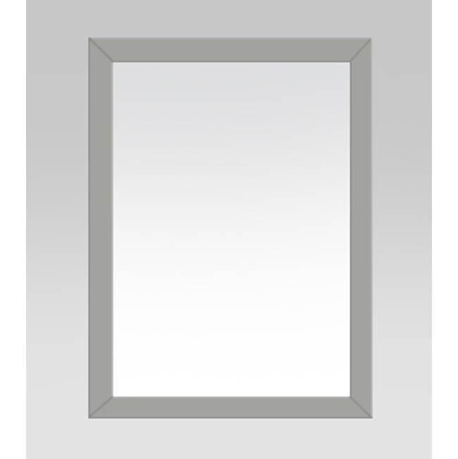 Dawn Solidwood frame mirror, light grey finished, 22''Wx1''Dx30''H