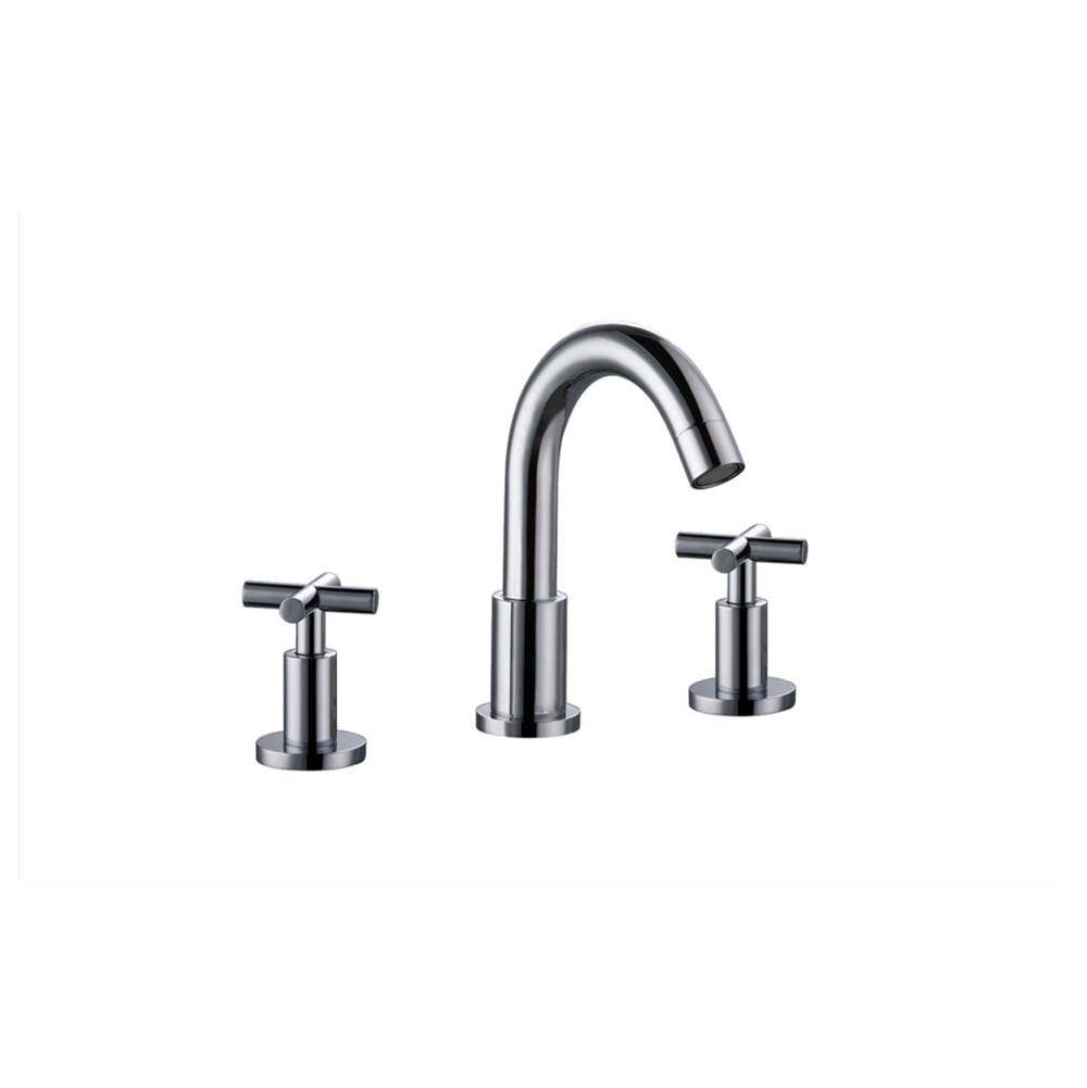Dawn Dawn® 3-hole widespread lavatory faucet with cross handles for 8'' centers, Chrome