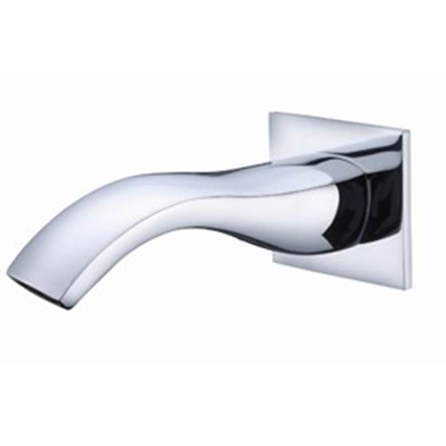 Dawn Dawn® Wall Mount Tub Spout, Brushed Nickel Finished