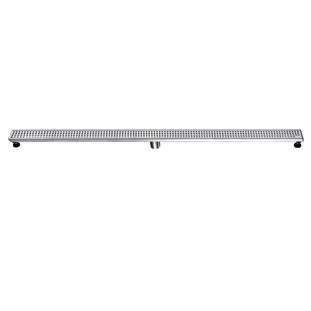 Dawn Shower Linear drain-14G 304 type stainless steel, matte black finish: 59''Lx3'Wx3-1/8''D