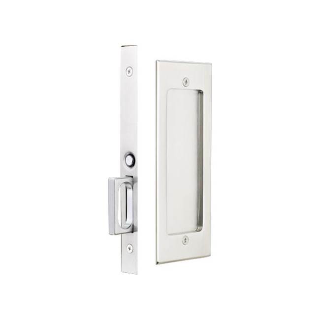Emtek Dummy, Modern Rectangular Pocket Door Mortise Lock, US4