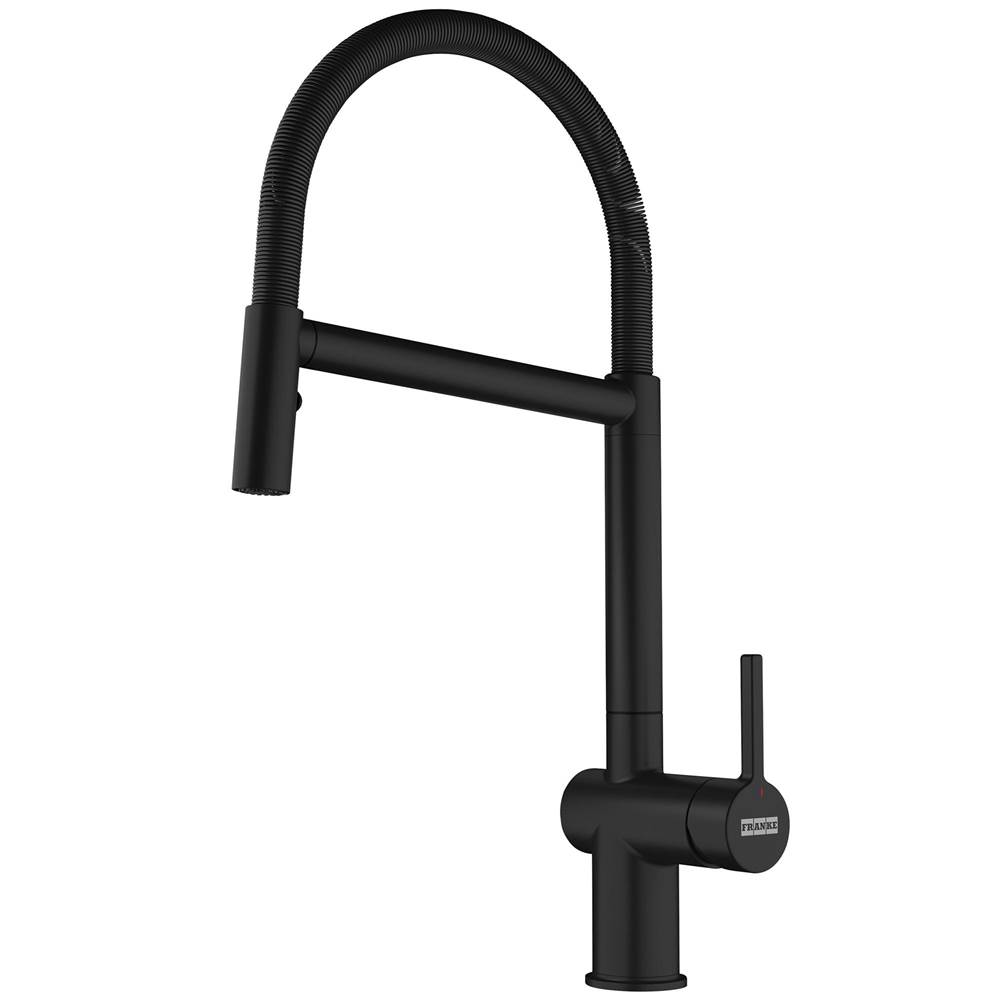 Franke 16.5-in Single Handle Semi-Pro Faucet in Matte Black, ACT-SP-MBK