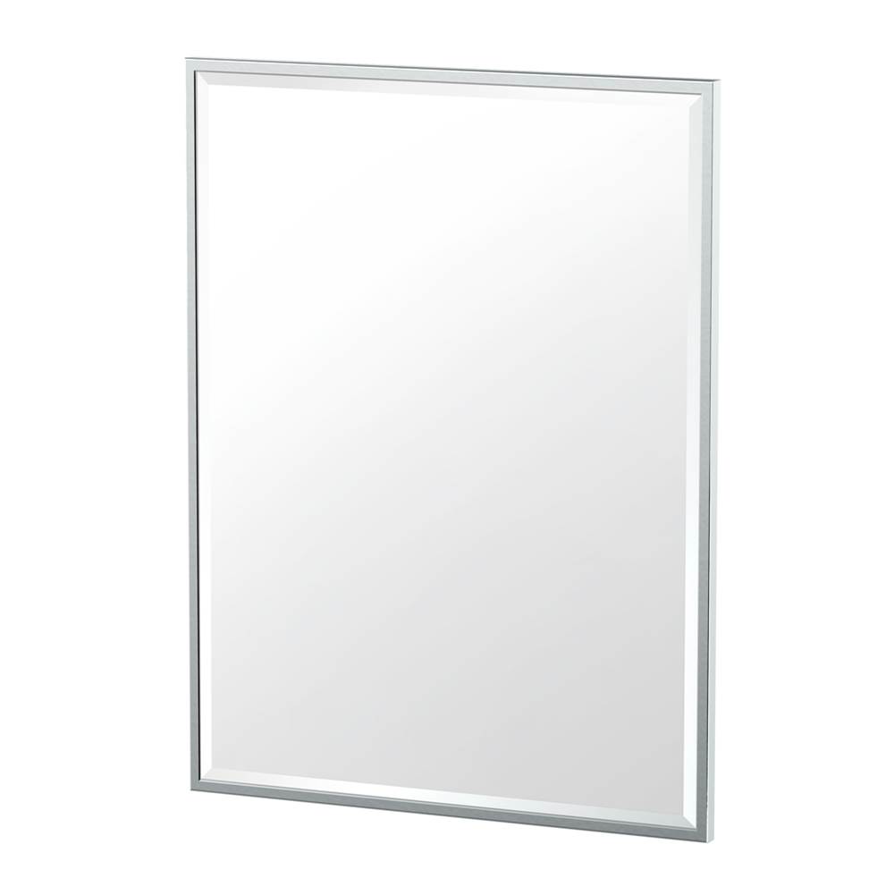 Gatco Flush Mount 32.5''H Framed Rect Mirror CH