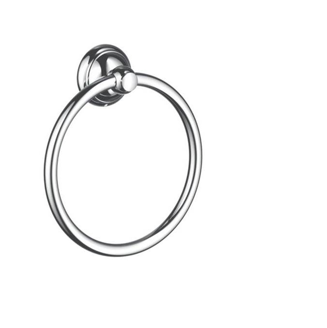 Hansgrohe C Accessories Towel Ring in Chrome