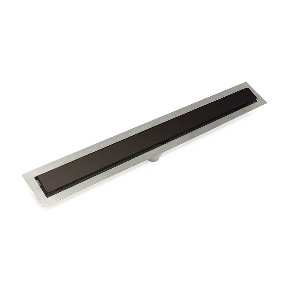 Infinity Drain 42'' FF Series Complete Kit with 2 1/2'' Solid Grate in Oil Rubbed Bronze
