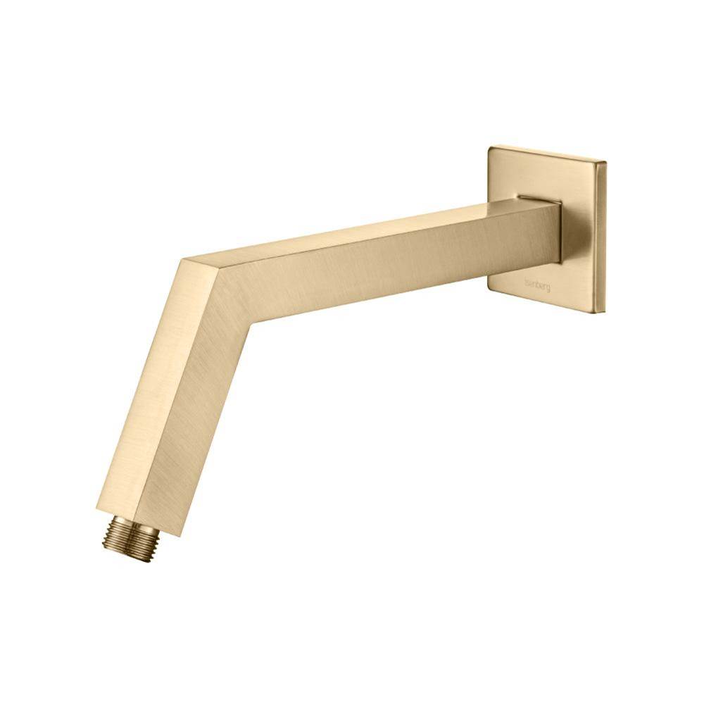 Isenberg Square Shower Arm With Flange - 10'' - With Flange