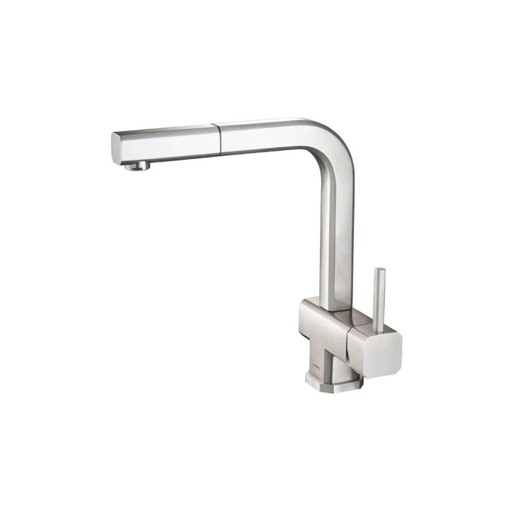 Isenberg Cito - Dual Spray Stainless Steel Kitchen Faucet With Pull Out