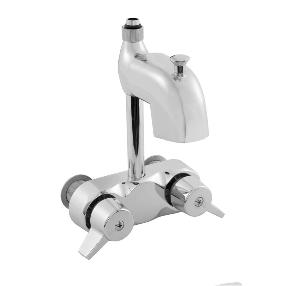 Jaclo Code Pattern Diverter Bath Faucet to Fit Four-Legged Claw Foot Tubs