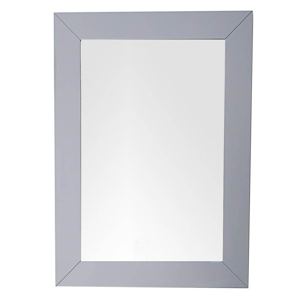 James Martin Vanities Weston 29'' Rectangular Mirror, Silver Gray