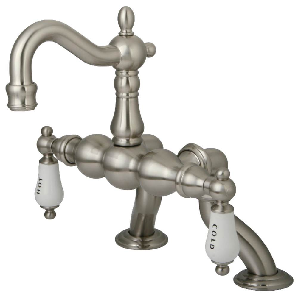 Kingston Brass Vintage Clawfoot Tub Faucet, Brushed Nickel