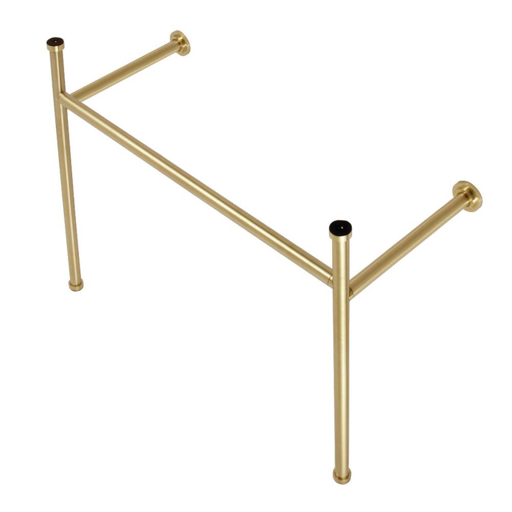 Kingston Brass Fauceture VPB39177 Hartford Stainless Steel Console Sink Legs, Brushed Brass