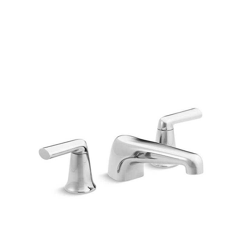 Kallista Counterpoint® Deck-Mount Bath Faucet, Lever Handles