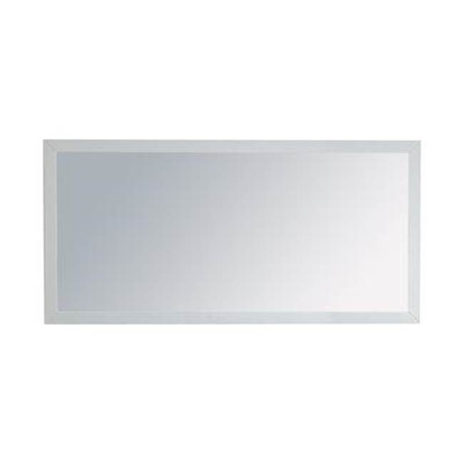 LAVIVA Fully Framed 60'' White Mirror