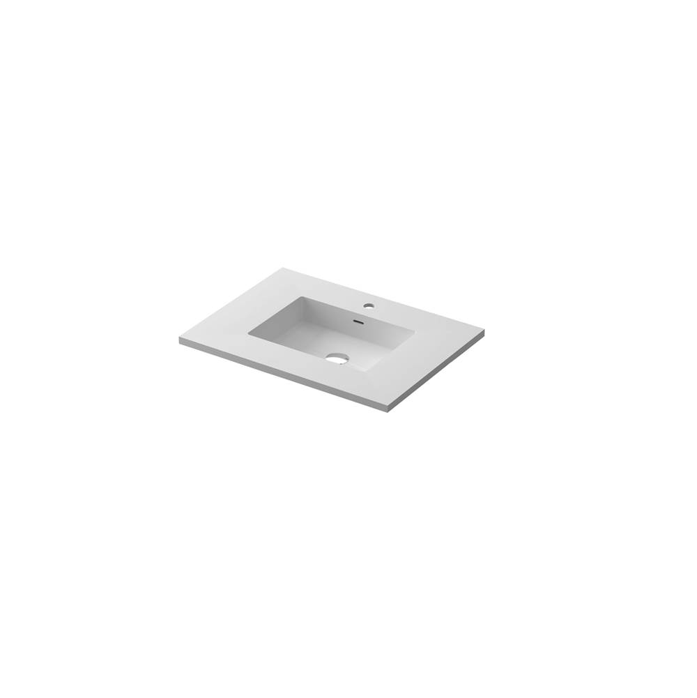 LAVIVA VIVA Stone 30'' Matte White - Solid Surface Countertop
