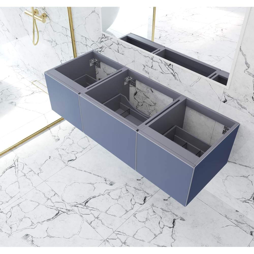 LAVIVA Vitri 60 - Nautical Blue Single Sink  Cabinet