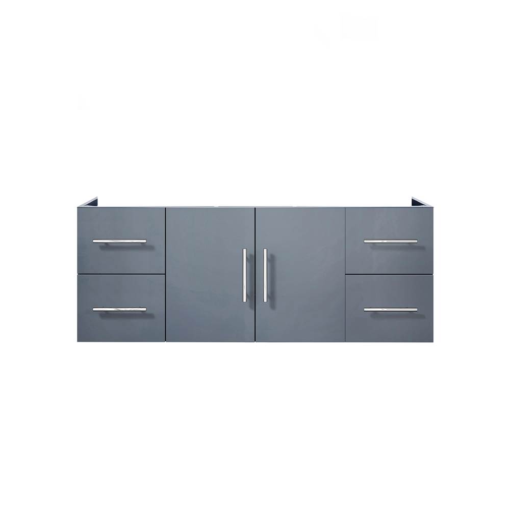 Lexora Geneva 48'' Dark Grey Vanity Cabinet Only