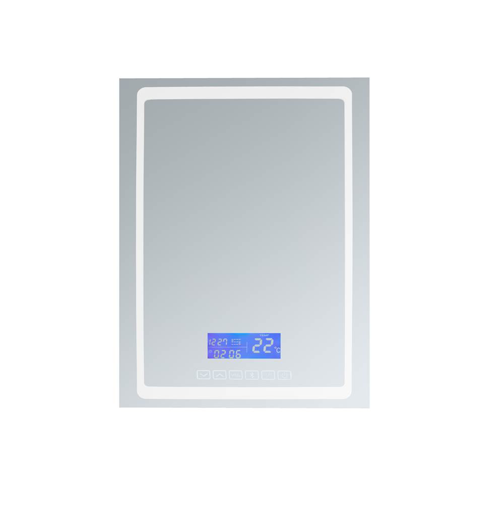 Lexora Bracciano 24'' Wide x 32'' Tall LED Medicine Cabinet w/ Defogger