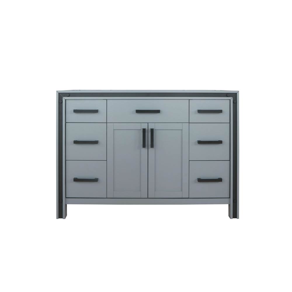 Lexora Ziva 48'' Dark Grey Vanity Cabinet Only