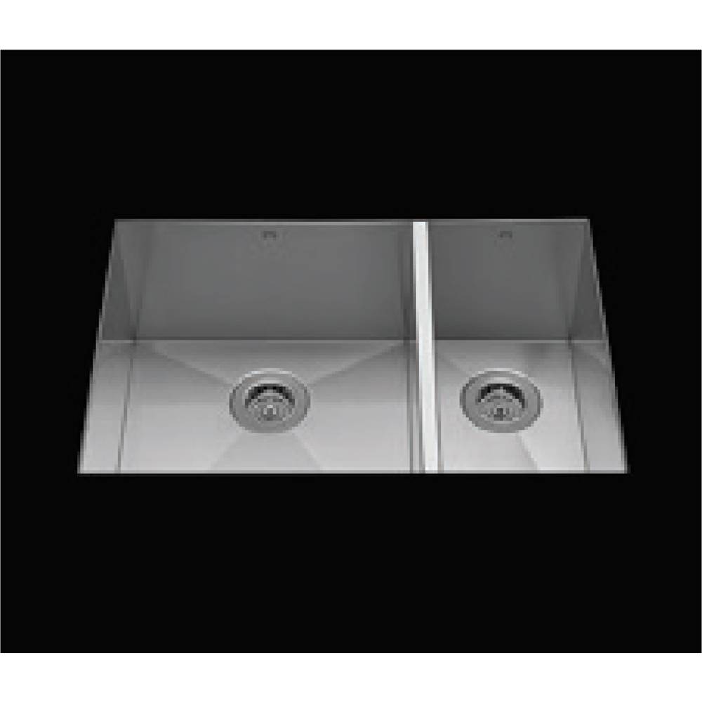 Mila International Flatiron Stainless Steel Single Basin Dual Mount Kitchen Sink  18 X 20 X 10