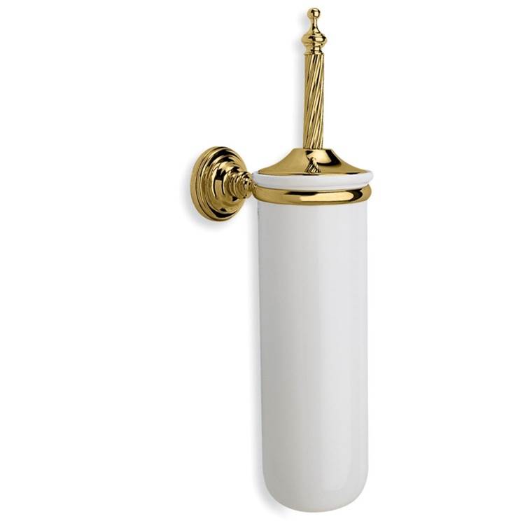 Nameeks Gold Wall Mounted Ceramic Toilet Brush Holder