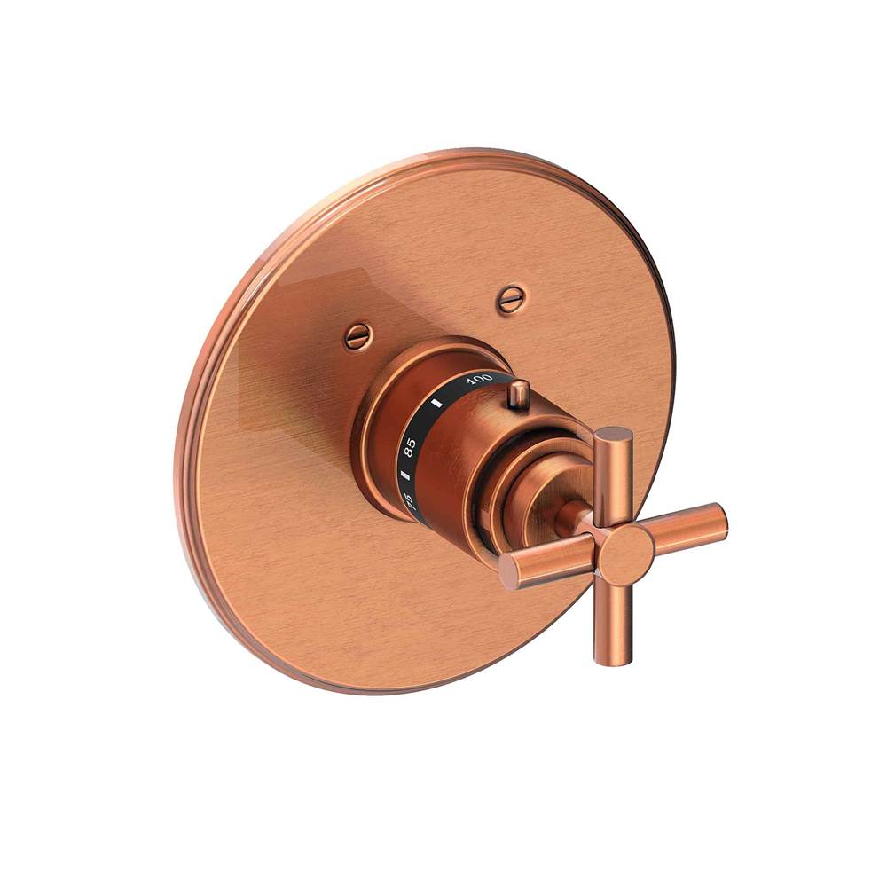 Newport Brass East Linear 3/4'' Round Thermostatic Trim Plate with Handle