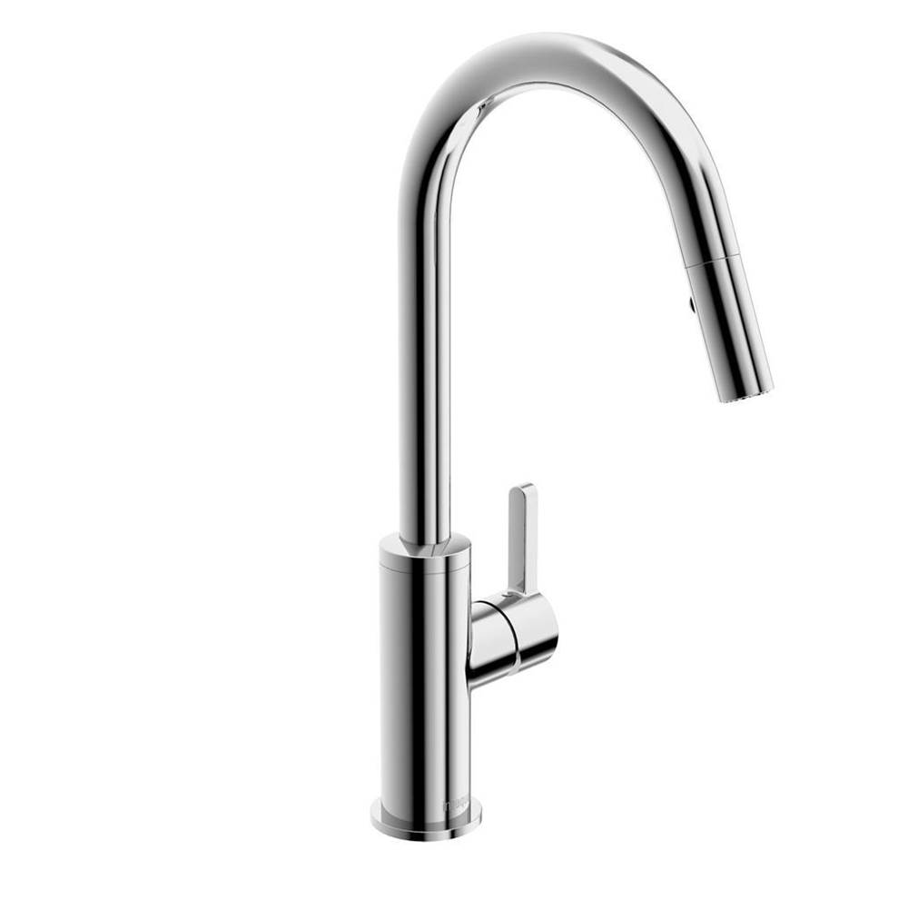 In2aqua Edge Single-Lever Kitchen Faucet With Swivel Spout And Pull-Down Spray, Chrome