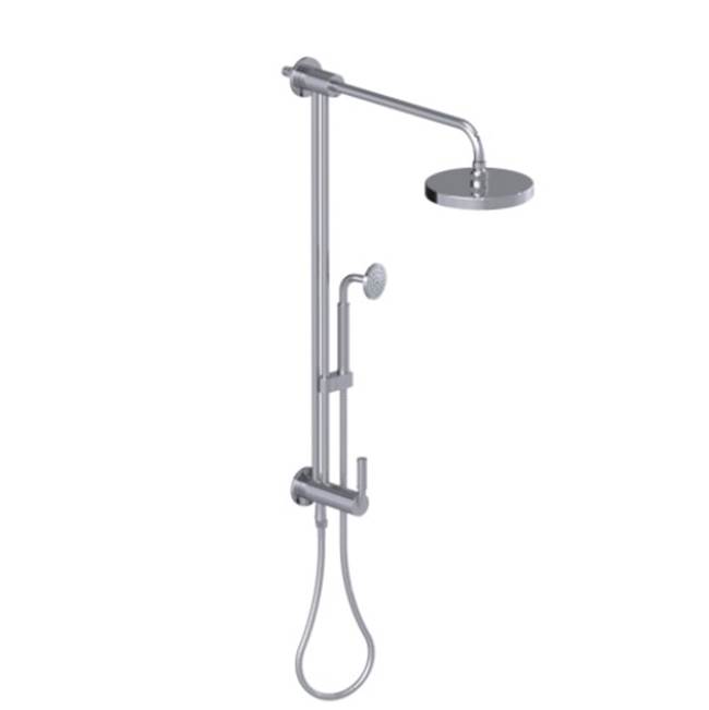 Rubinet Bar With Inlet At Shower Head, Includes Lasalle Shower Head, 12'' Shower Arm, 30'' Adjustable Slide Bar (Can Be Cut To Suit), Hand Held Shower & Diver