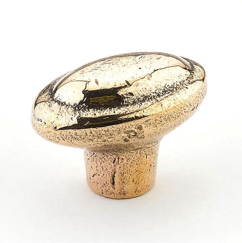 Schaub And Company Knob, Oval, Natural Bronze, 1-7/8'' dia