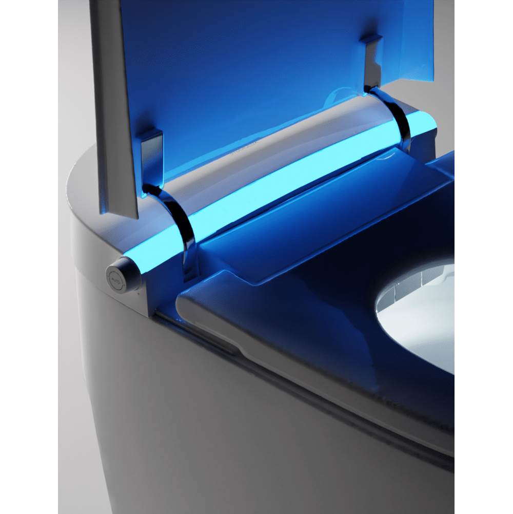 StudioLux Tankless Intelligent Bidet Toilet w/Auto Open Seat & Multi Color Light Strip