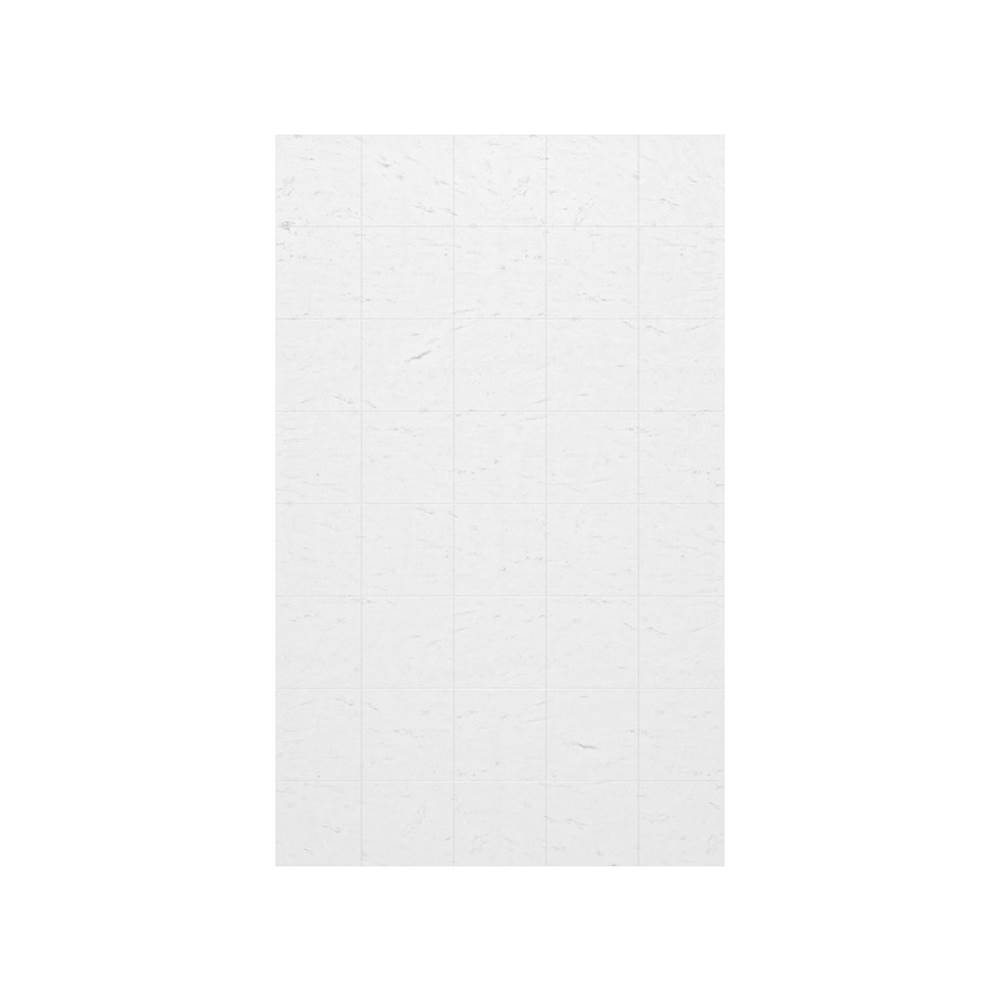 Swan SSSQ-3696-1 36 x 96 Swanstone® Square Tile Glue up Bath Single Wall Panel in Carrara