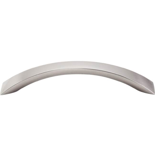 Top Knobs Crescent Flair Pull 5 1/16 Inch (c-c) Brushed Satin Nickel