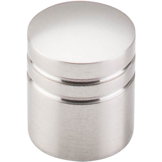 Top Knobs Stacked Knob 1 Inch Brushed Satin Nickel