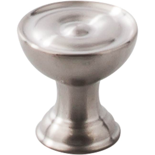 Top Knobs Rook Knob 1 Inch Brushed Stainless Steel